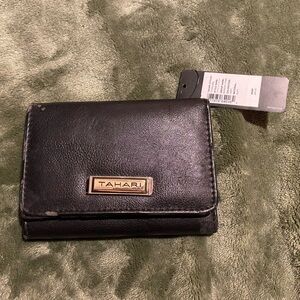Black Tahari Wallet RFID Lining